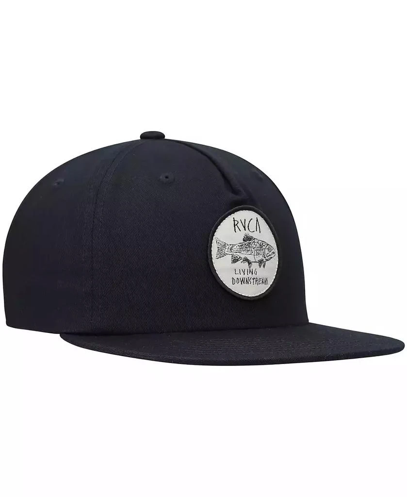RVCA Men's Black Horton Sport Snapback Hat 3