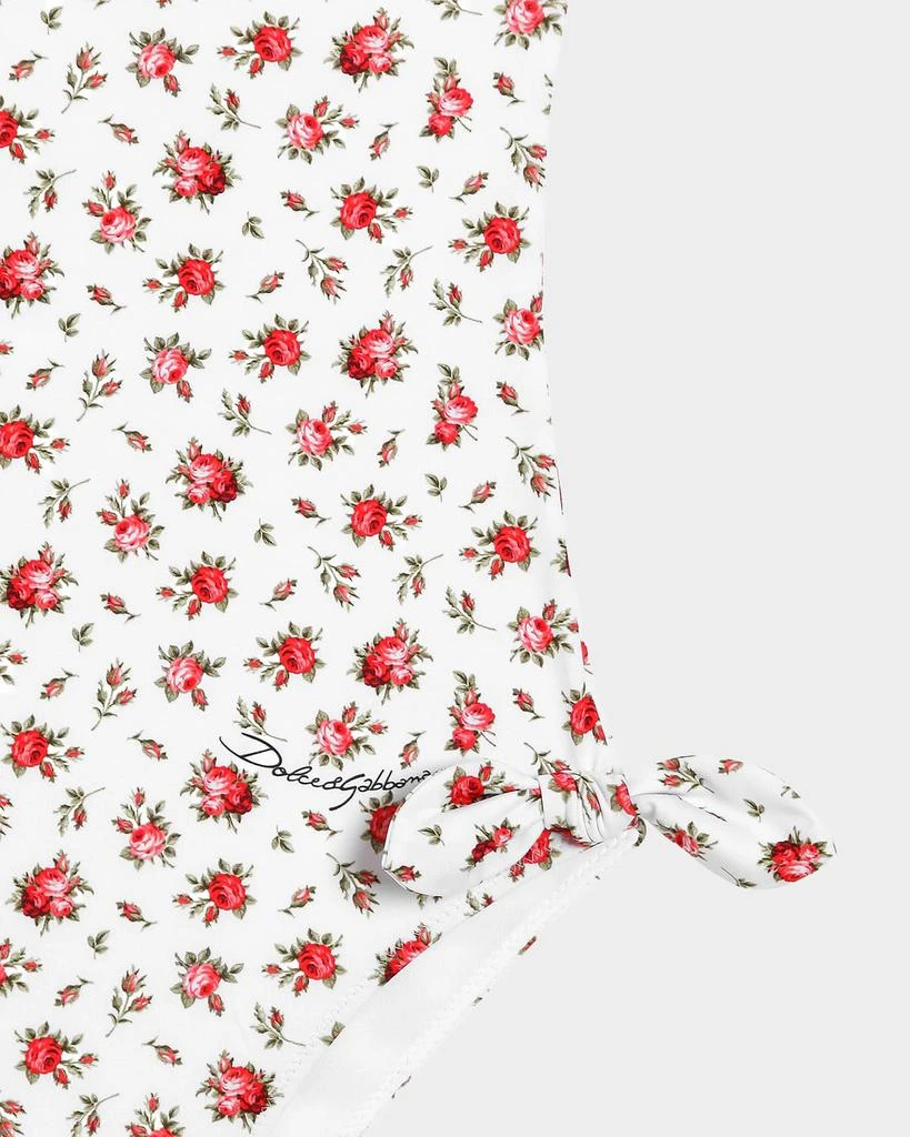 Dolce 
Gabbana Girl
s Floral-Print One-Piece Swimsuit, Size 2-6 3