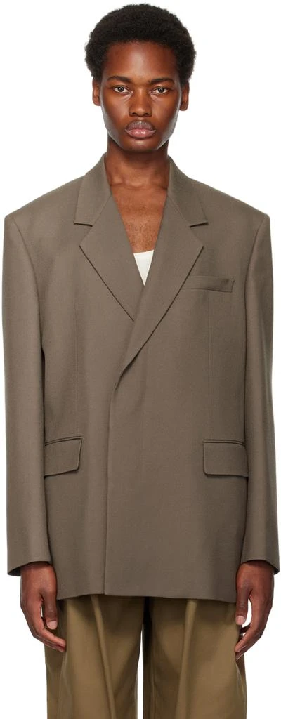 System SSENSE Exclusive Gray Blazer 1