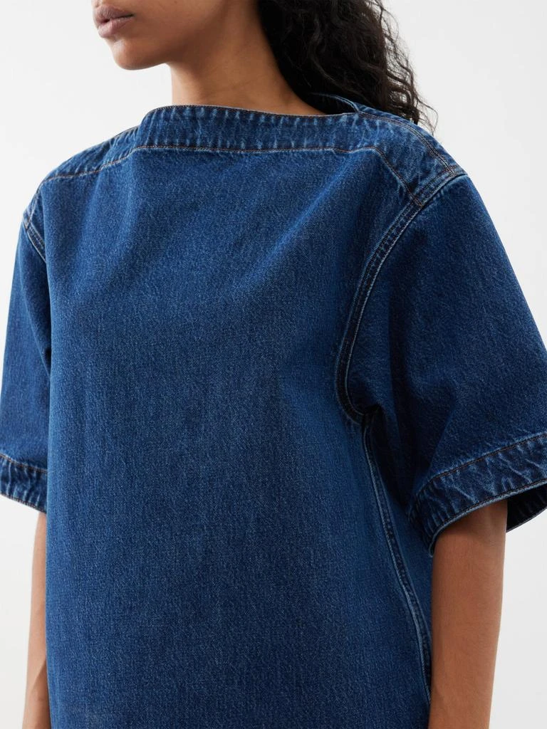 Toteme Boat-neck denim top 3