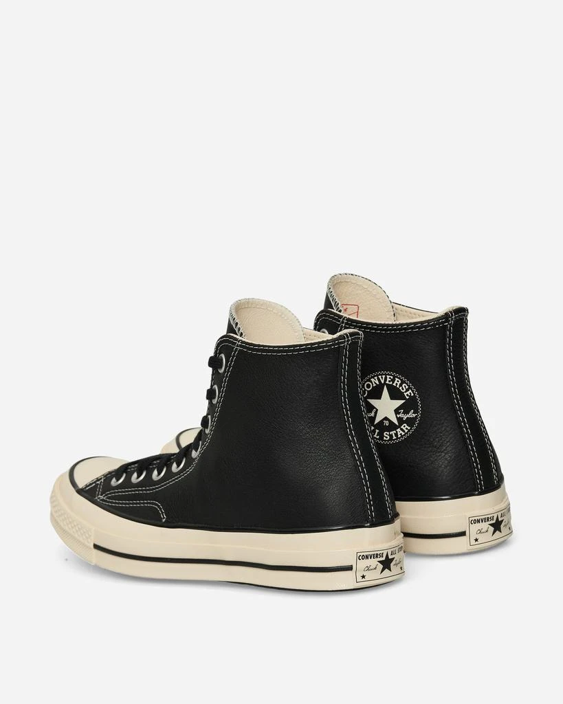 Converse Chuck 70 Leather Sneakers Black / Natural Ivory 4