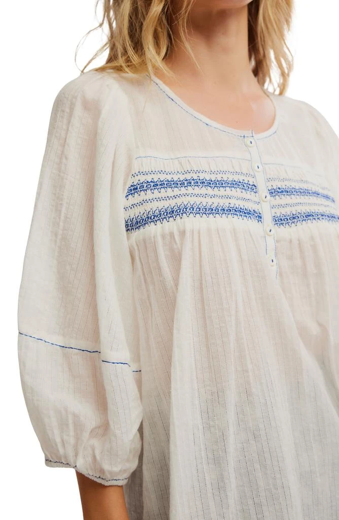 Free People Dylan Smocked Tunic 4
