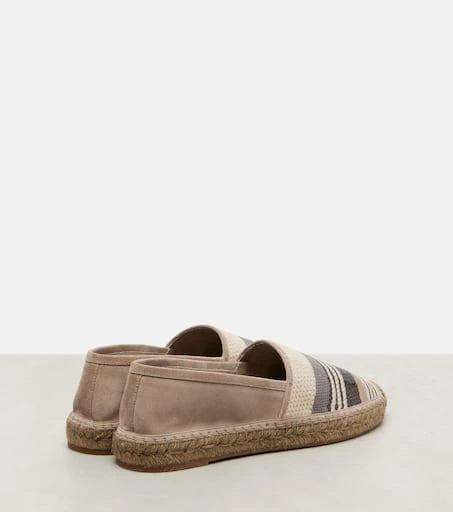 Brunello Cucinelli Sequined suede espadrilles 2