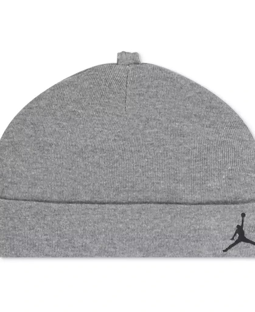 Jordan Baby Beanie Hat, Jumpman Graphic T-Shirt & Footed Pants, 3 Piece Set 5