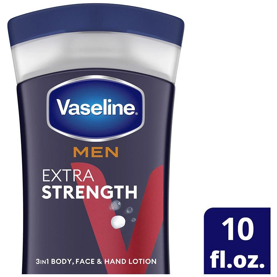 Vaseline Extra Strength 3-in-1 Face, Hands & Body Lotion Extra Strength 3