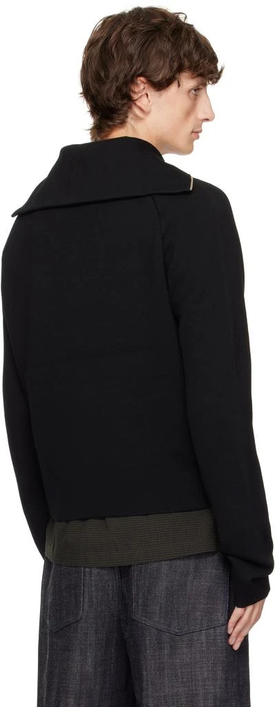 Omar Afridi Black Knitted Drivers Sweatshirt 3