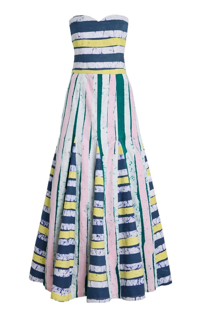 Busayo Busayo - Temide Cotton Maxi Dress - Multi - XS - Moda Operandi 1