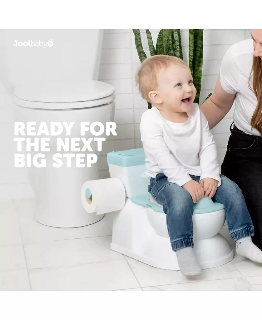 Jool Baby Real Feel 2-in-1 Potty with Wipes Storage, Flushing Sounds
Disposable Liners - Realistic Toilet - Easy to Clean
Assemble - (Aqua) 6