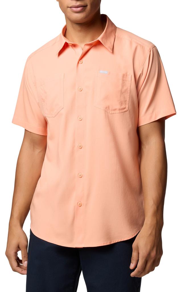 Columbia Red Eagle Lake Omni-Wick™ Short Sleeve Button-Up Shirt