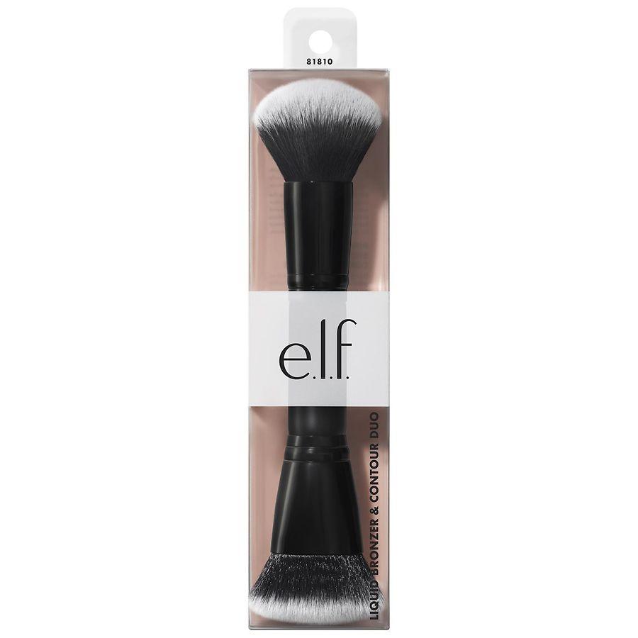 e.l.f. Liquid Bronzer & Contour Duo Brush 1 ct