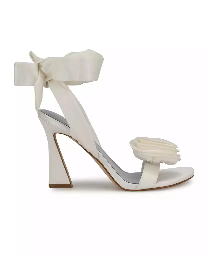 Nine West Women's Krave Bridal Tapered Heel Dress Sandals 2