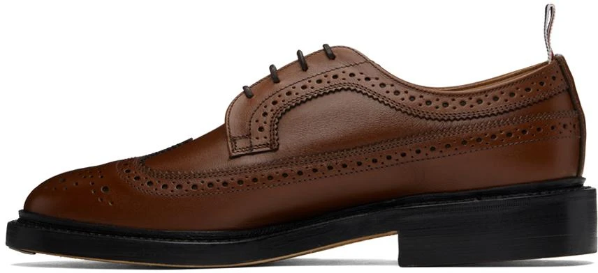 Thom Browne Brown Longwing Brogue Oxfords 3