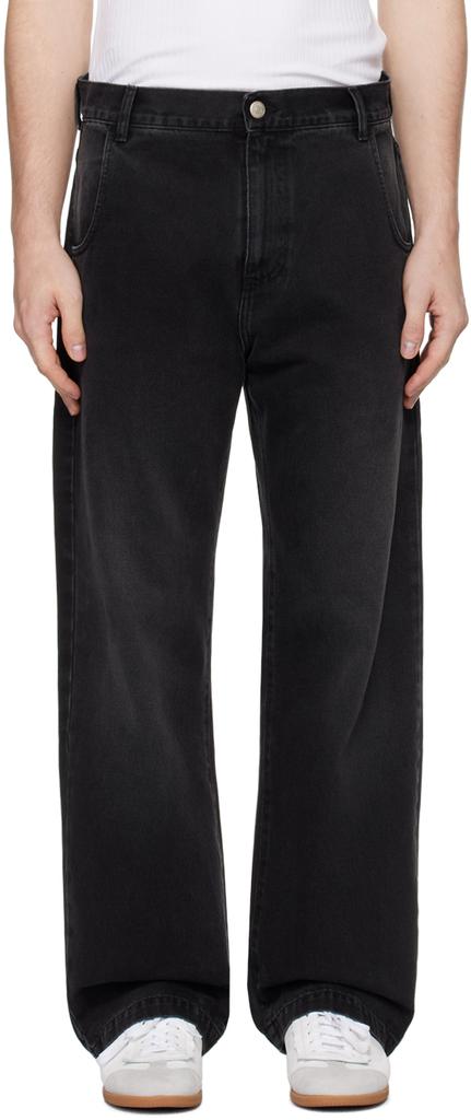 mfpen Black Straight Cut Jeans