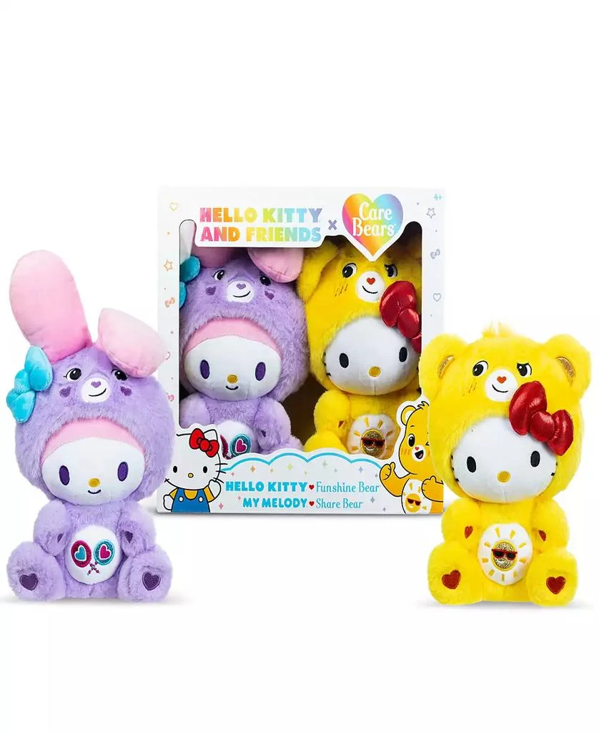 Hello Kitty X Care Bears Plush Toy, Pack of 2 3
