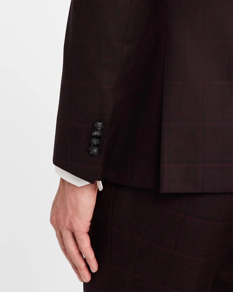 Hugo Boss Men's Huge Wool Check Slim-Fit Suit 9