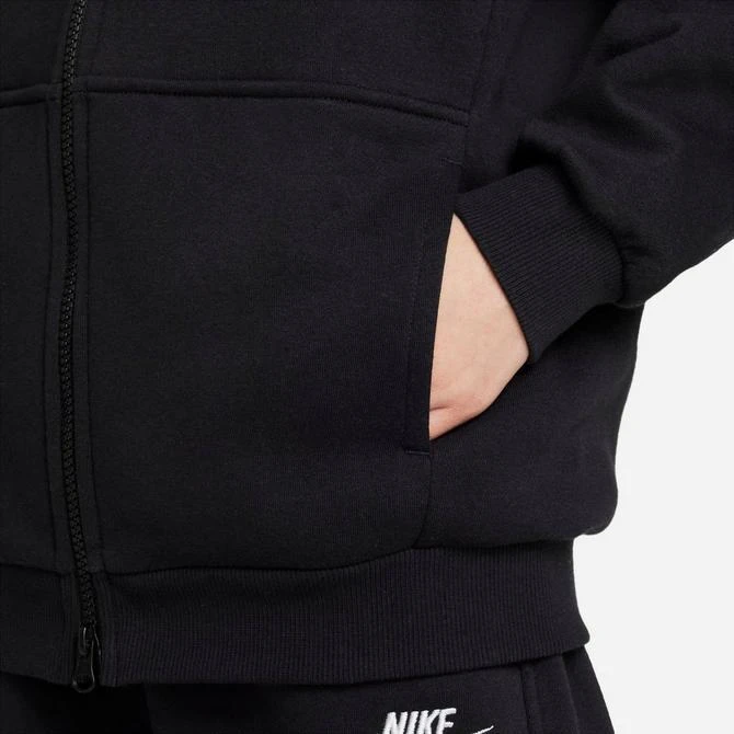 NIKE Kids' Nike Sportswear Club Fleece Oversized Full-Zip Hoodie 5