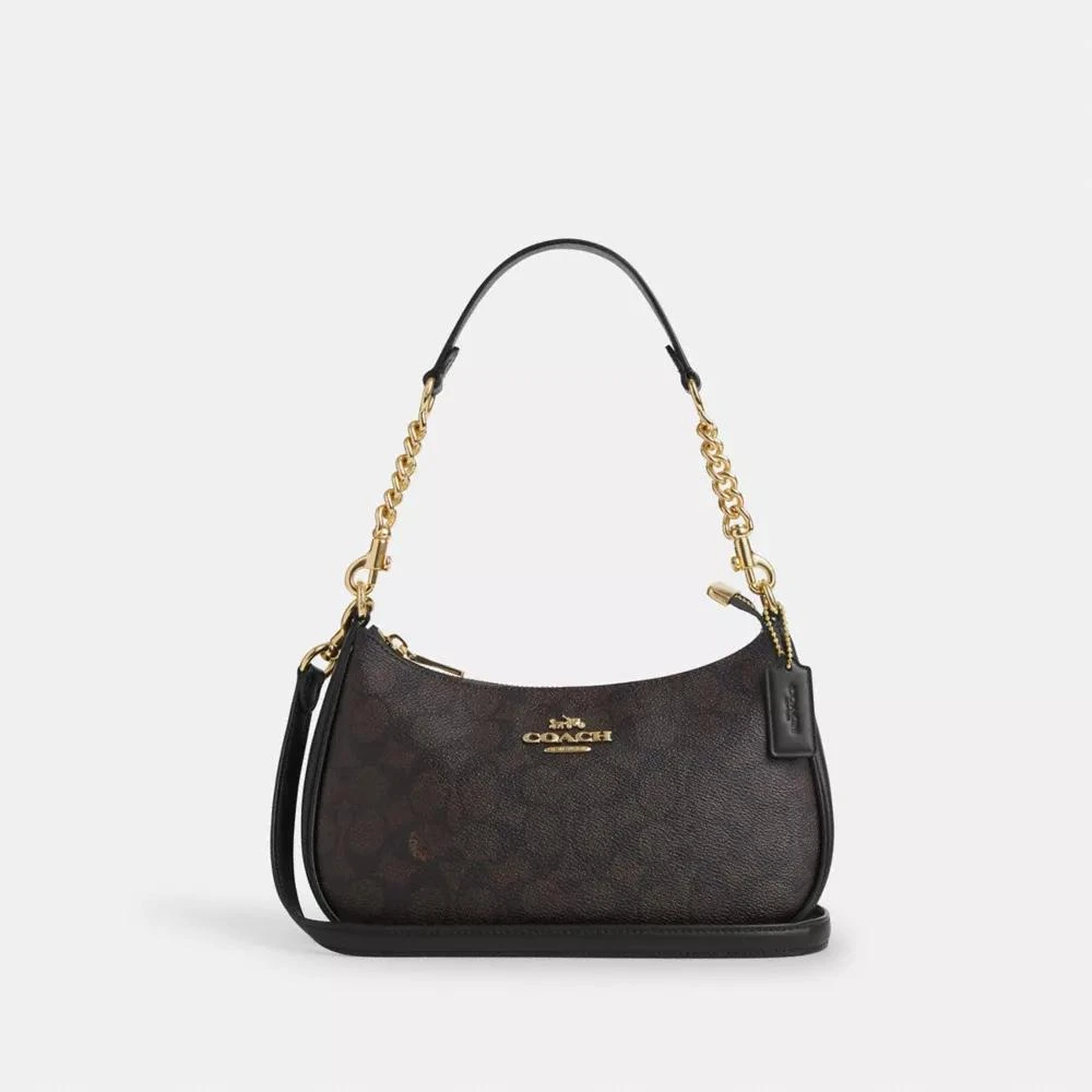 Coach Teri Shoulder Bag In Signature Canvas