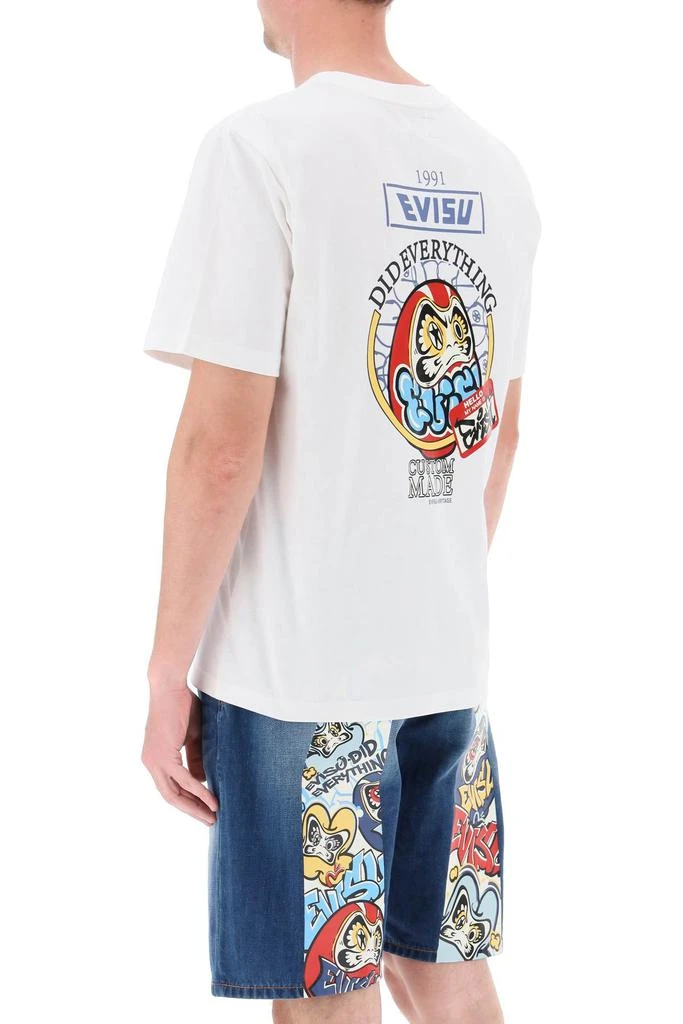 Evisu Graffiti Daruma Print T Shirt 2