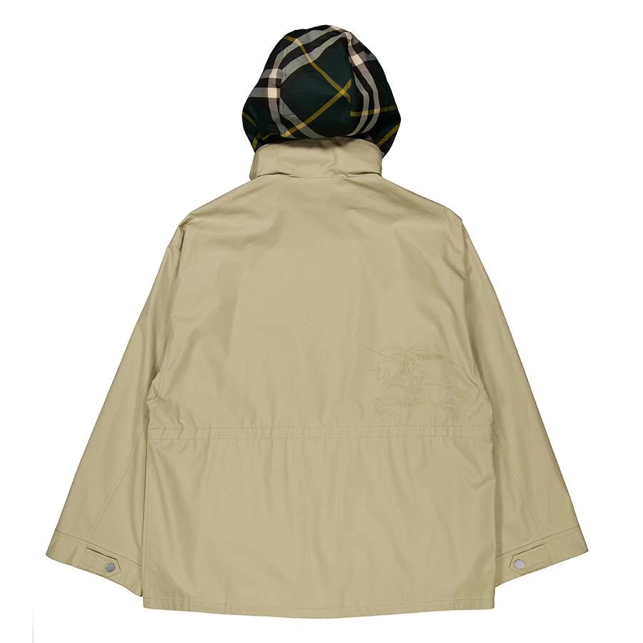 Burberry Burberry Ekd-Embroidered Cotton Parka, Size Small 2