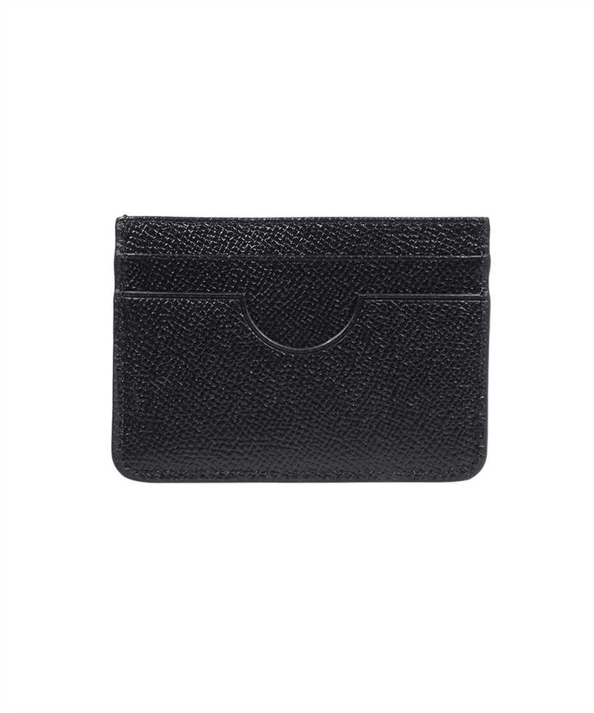 AMI Ami logo-plaque leather card holder 2