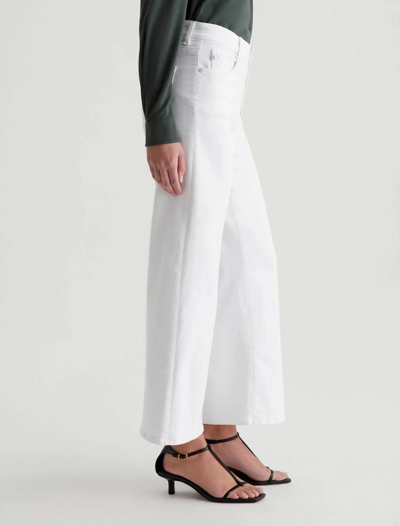 AG Jeans Saige Wide Leg Crop Jean In Gallery White 2