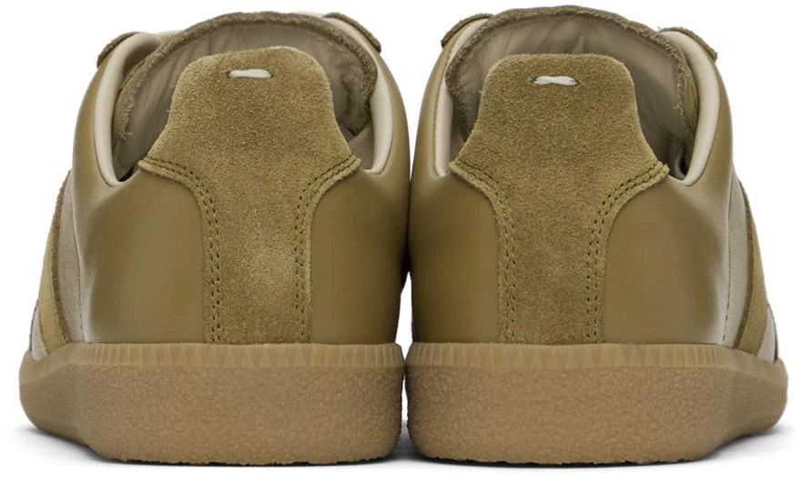 Maison Margiela Khaki Replica Sneakers 2