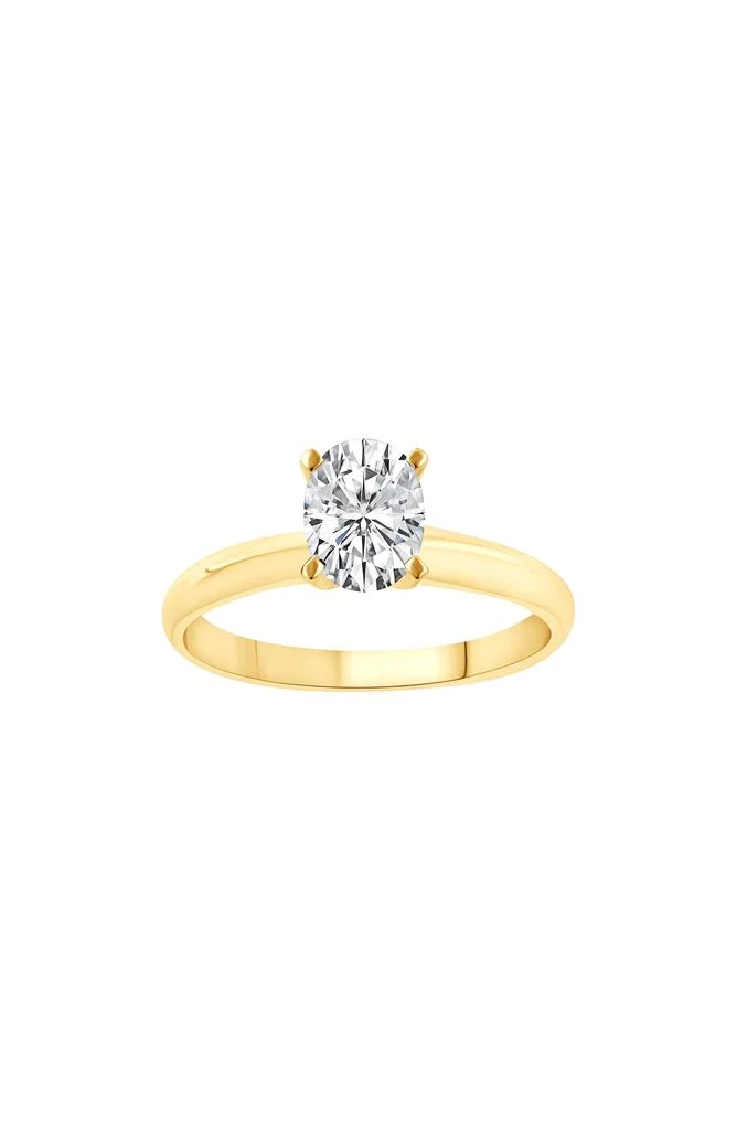 Badgley Mischka Oval Cut Lab Created Diamond Engagement Ring - 1.50 ctw 3