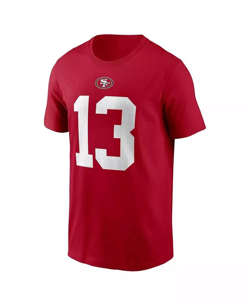 Nike Men's Brock Purdy Scarlet San Francisco 49ers Player Name and Number T-shirt 3