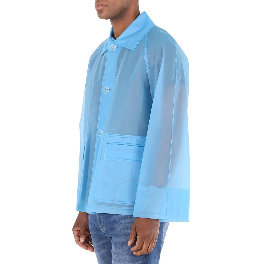 Burberry Sky Blue Soft-touch Plastic Jacket 2