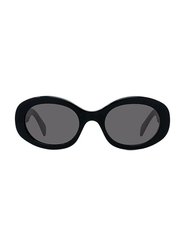 Celine Triomphe 52MM Oval Sunglasses 4