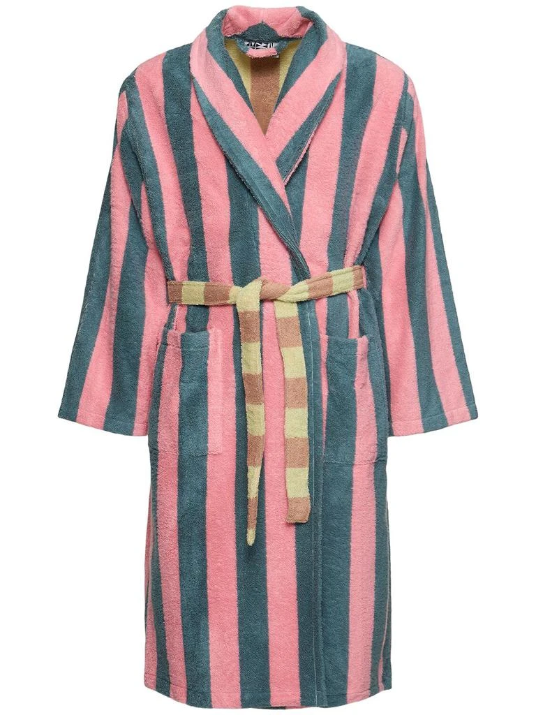 DUSEN DUSEN Martine Stripe Cotton Bathrobe 1