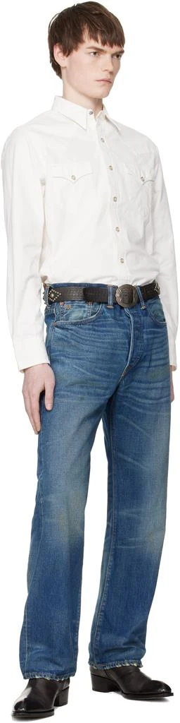 RRL Blue Vintage 5-Pocket Grandfalls Jeans 5