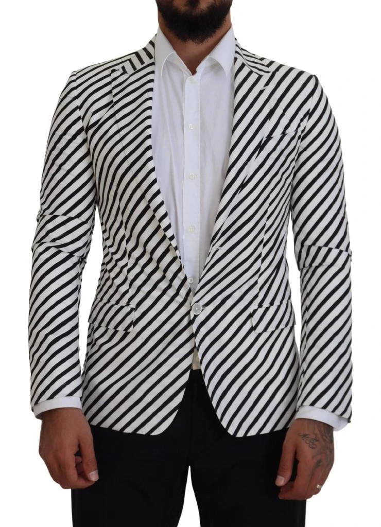 Dolce 
Gabbana Striped Slim Fit Jacket Men
s Blazer