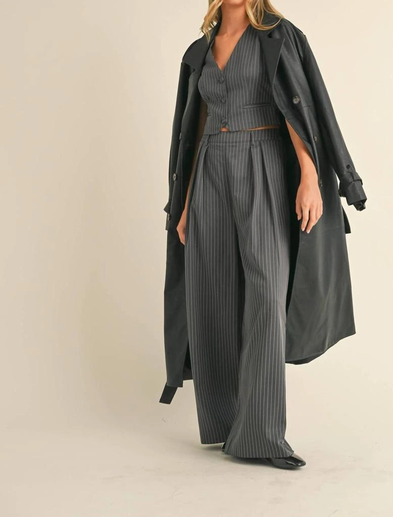 Klesis Klesis - Leather Belted Trench Coat 5