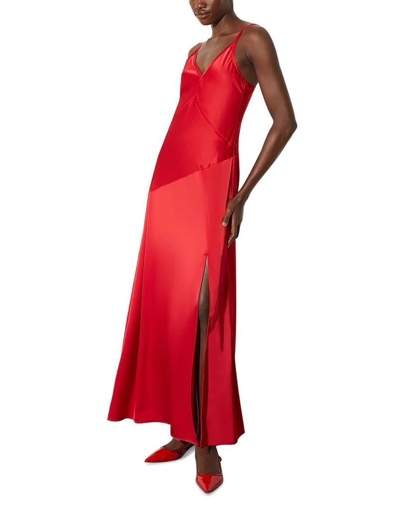 MAX&Co MAXCo. Satin Bias Cut Slit Maxi Dress 1
