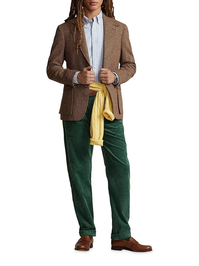 Ralph Lauren RL67 Herringbone Wool Two-Button Sport Coat 2