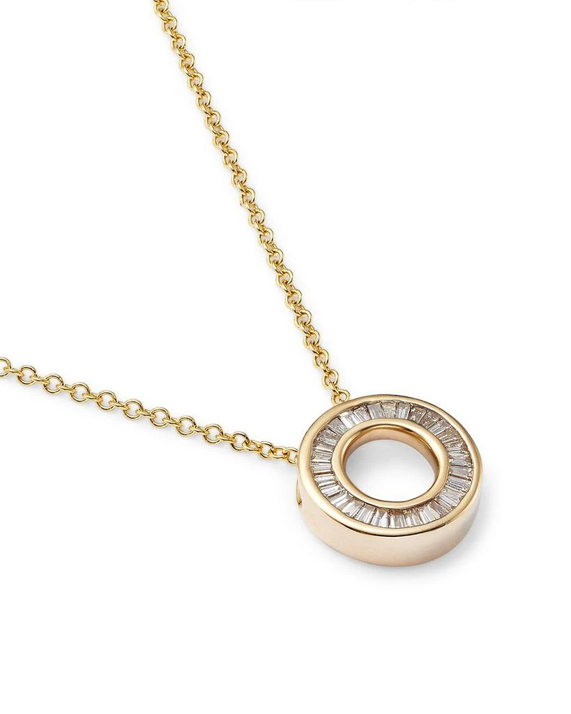 Bloomingdale's Diamond Circle Pendant Necklace in 14K Yellow Gold, 0.20 ct. t.w. 3