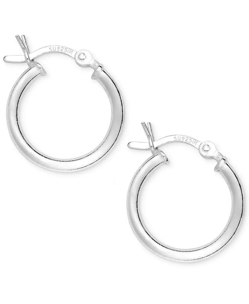 Giani Bernini Sterling Silver Small Hoops, 5/8"