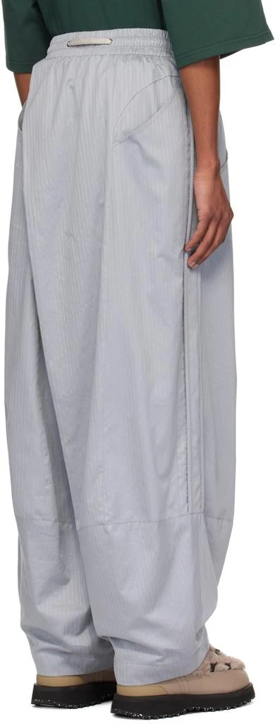 NAMESAKE Gray Lamar Carrot Wide Trousers 3