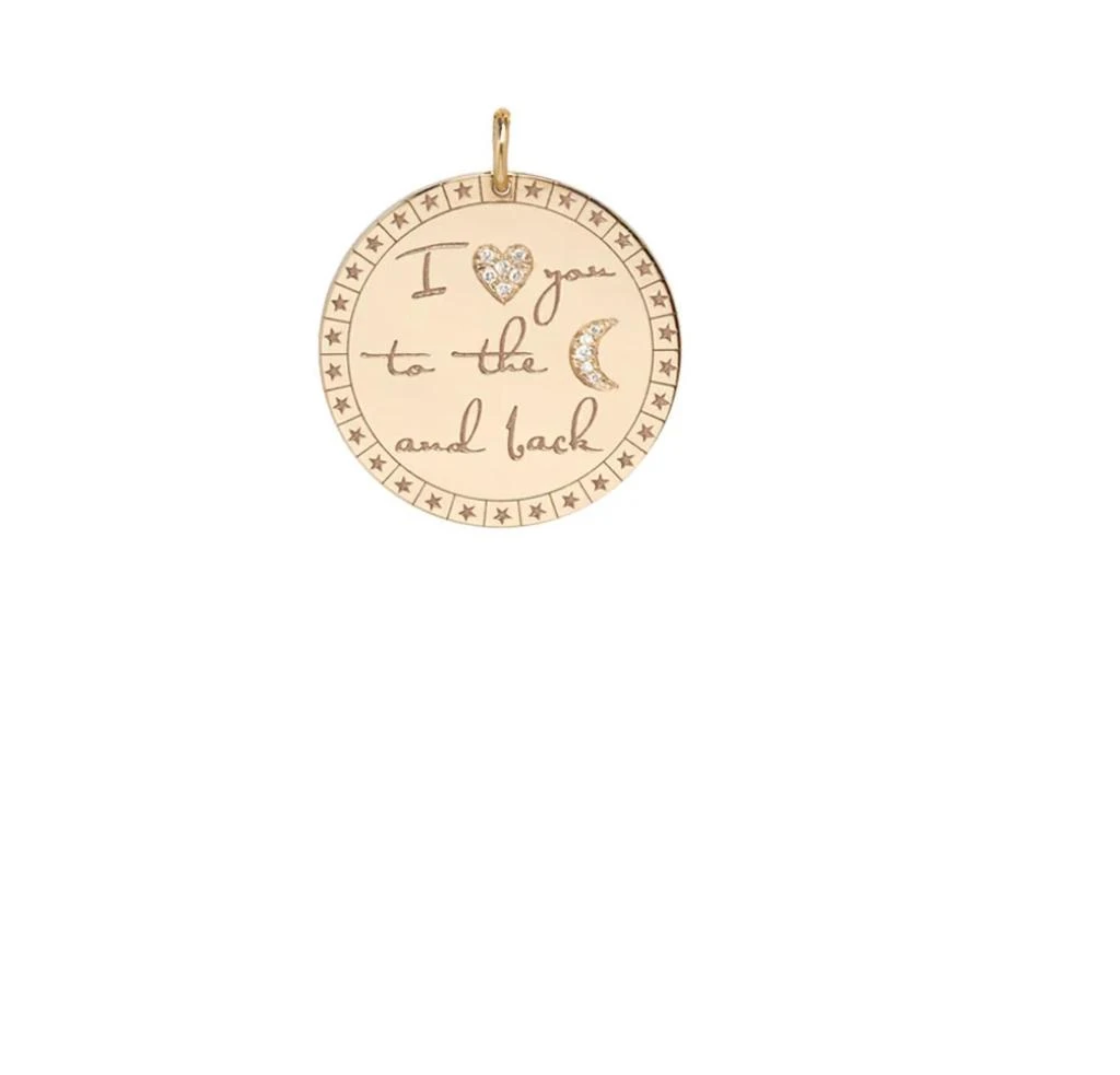 Zoe Chicco Zoë Chicco - Women
s I Love You To The Moon And Back Pendant