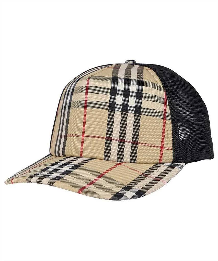 Burberry Vintage Check Trucker Hat In Beige 1