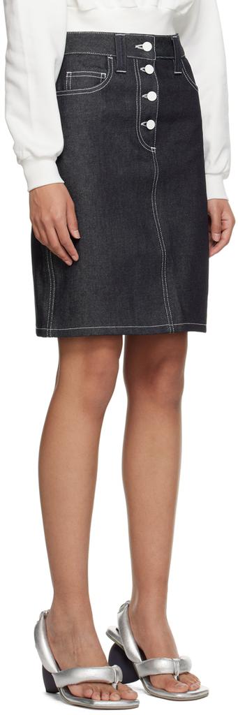 SUNNEI Blue Belli Dentro Denim Miniskirt