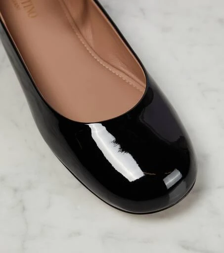 Valentino Tan-Go patent leather ballet flats 6