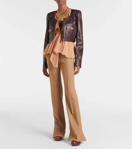 Chloé Judith studded leather clogs 2