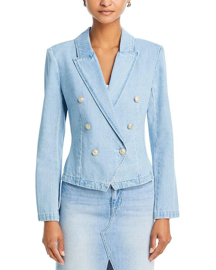 L'Agence Robbie Denim Blazer 7