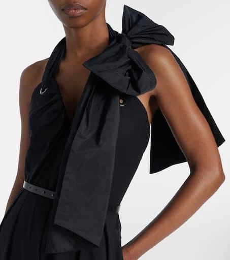 Max Mara Asymmetric virgin wool jumpsuit 5