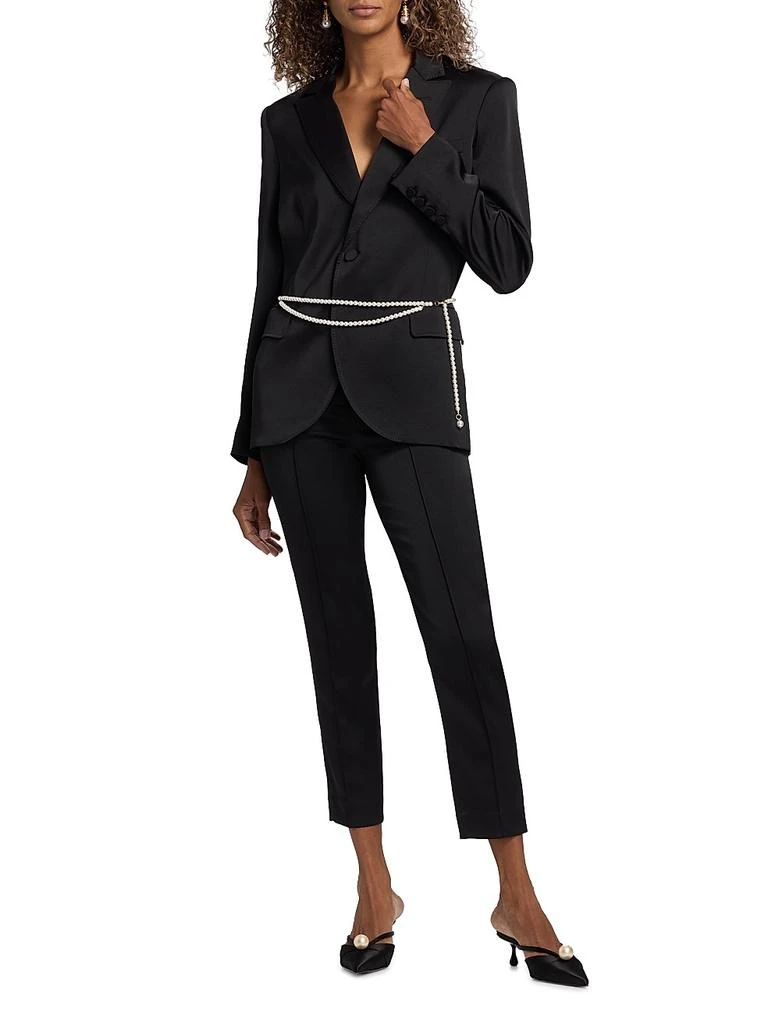 Generation Love Martina Stretch Satin Belted Blazer 2