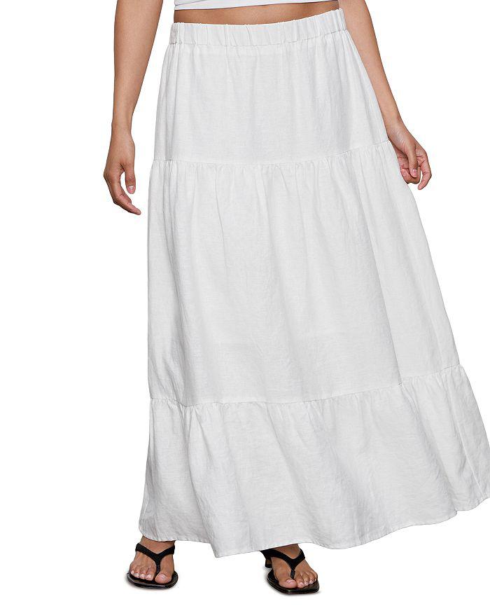 Shop White Swan Midi Skirt on Sale at BeyondStyle – Get 74