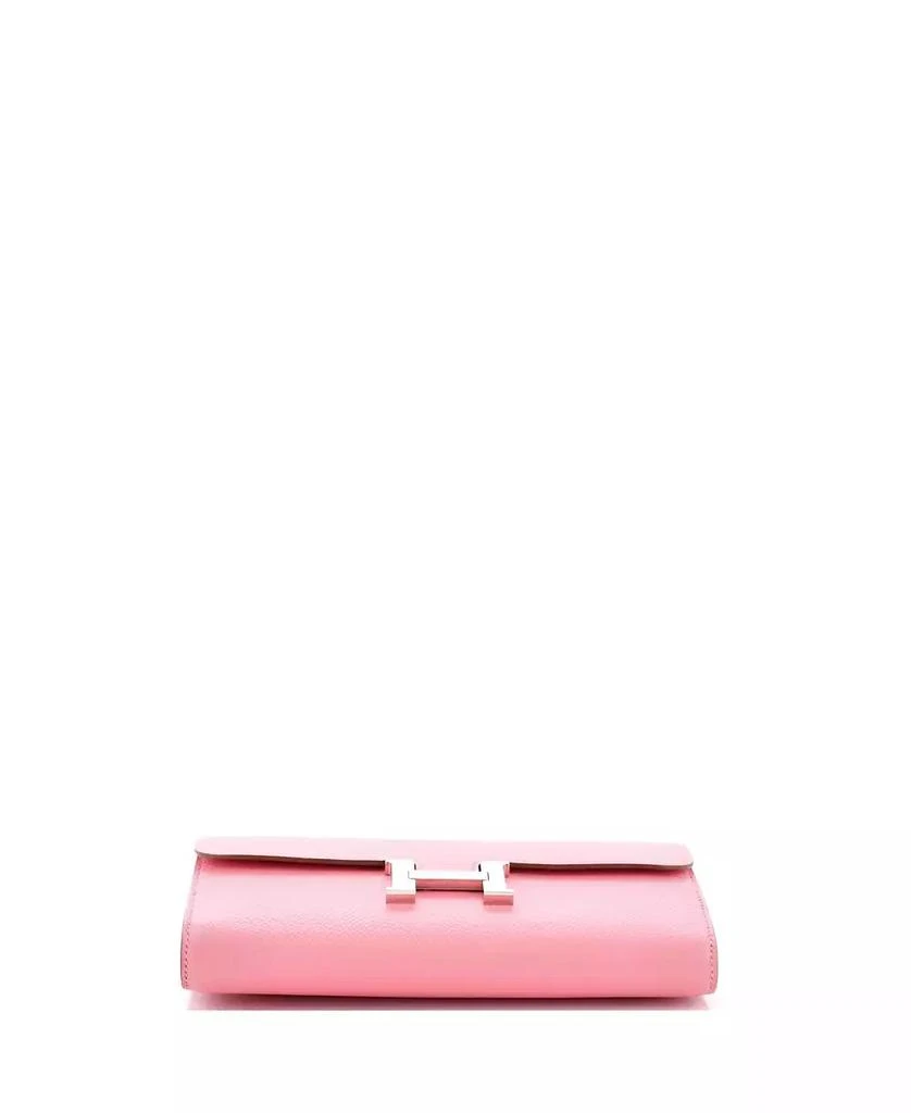 Pre-Owned HERMÉS Long Constance Wallet Epsom 5