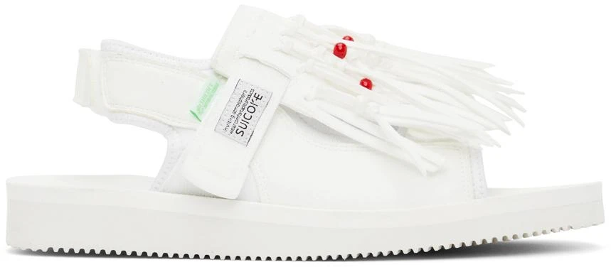 Suicoke White WAS-4ab Sandals 1